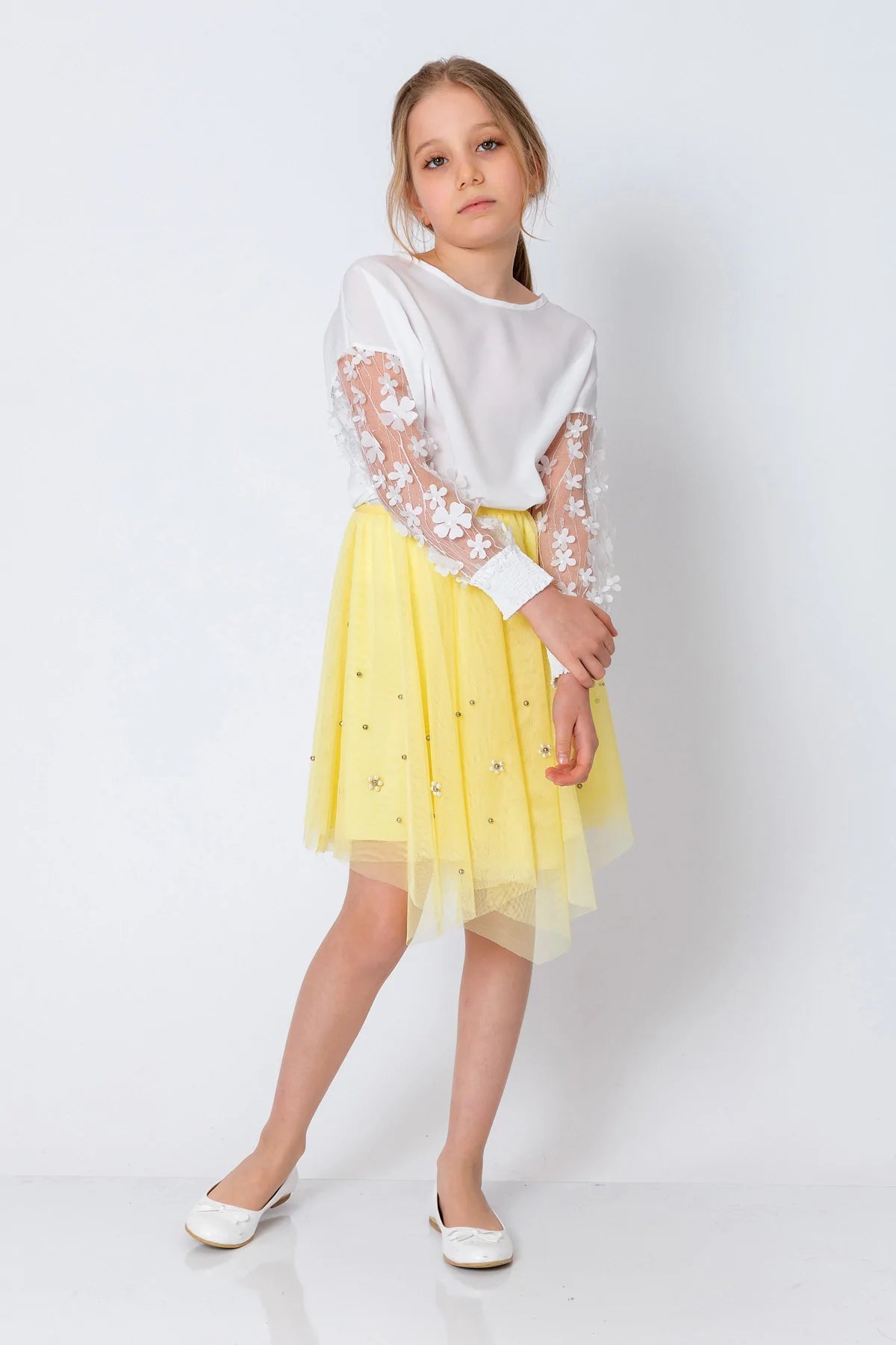 InCity Kids Girls High Low Fashion Skirt InCity Boys & Girls