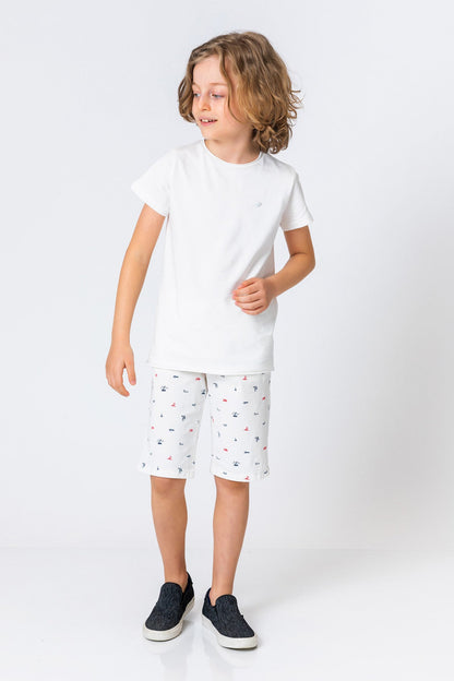 InCity Kids Boys Printed Straight Leg Shorts InCity Boys & Girls