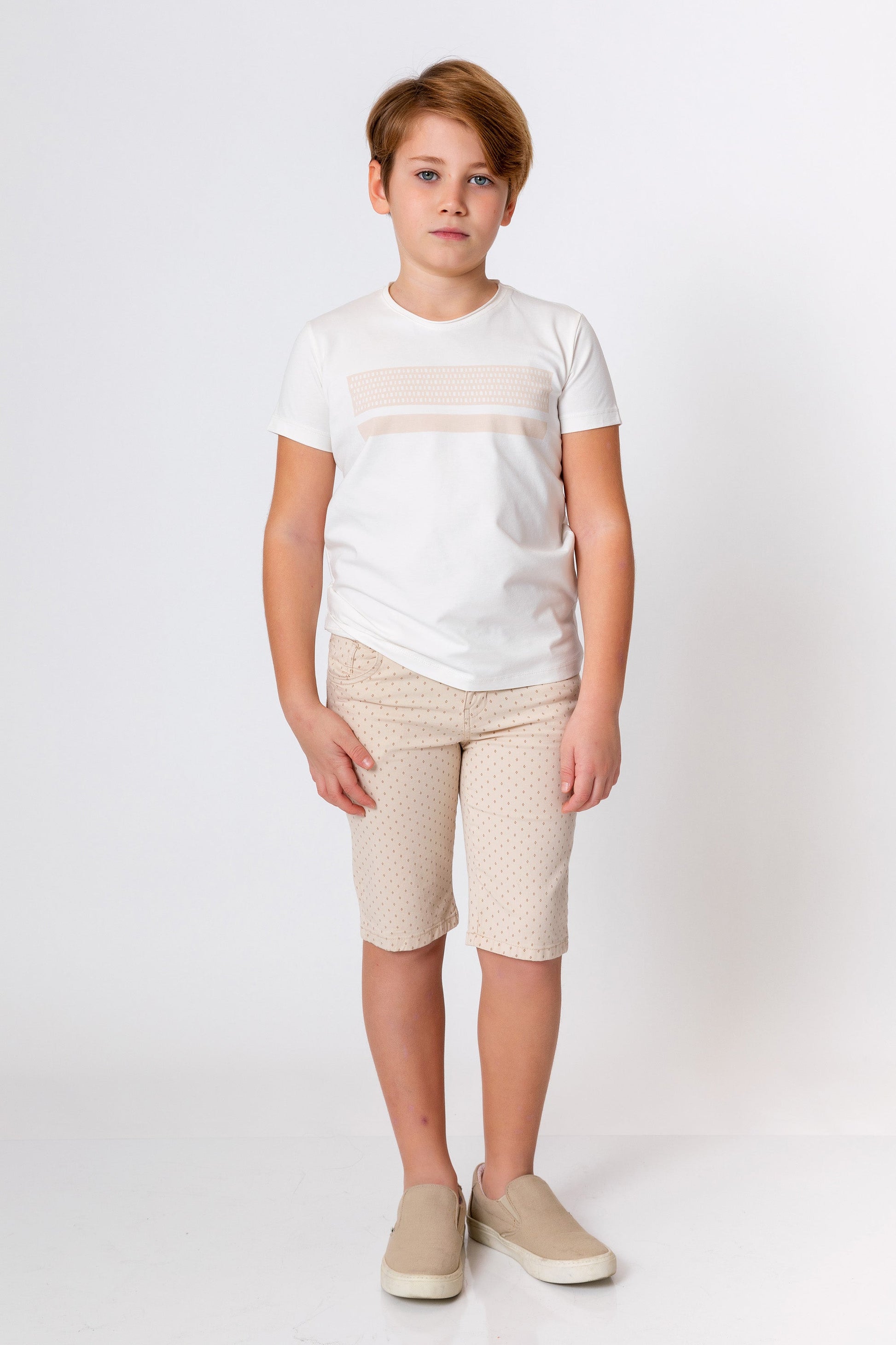 InCity Kids Boys Straight Leg Diamond Dress Shorts InCity Boys & Girls