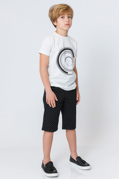 InCity Kids Boys Straight Leg Diamond Dress Shorts InCity Boys & Girls