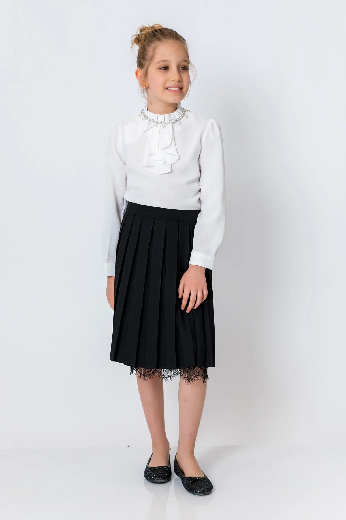 Girls midi skirt top