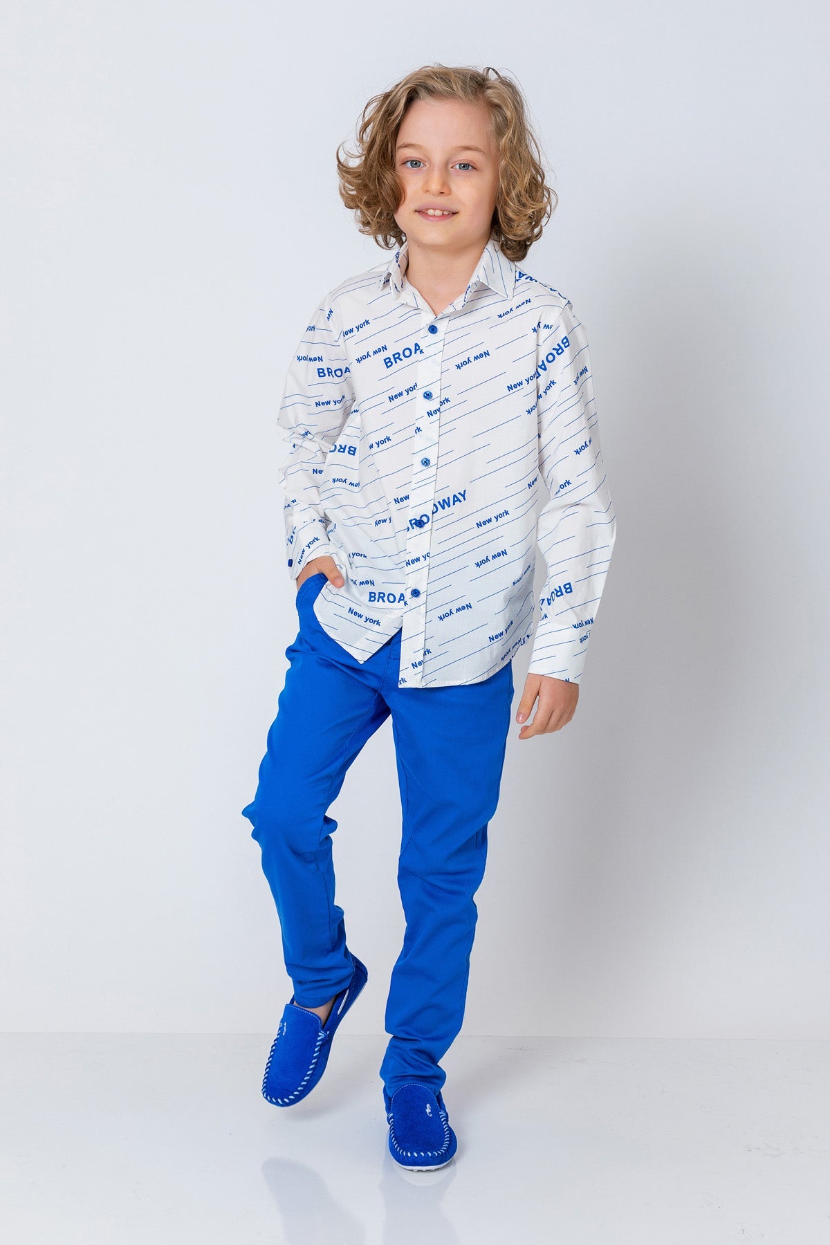 InCity Kids Boys Solid Straight Leg Fashion Dress Pants InCity Boys & Girls