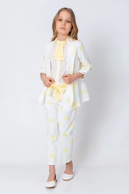 InCity Kids Girls Open Front Polka Dot Dress Fashion Cardigan InCity Boys & Girls