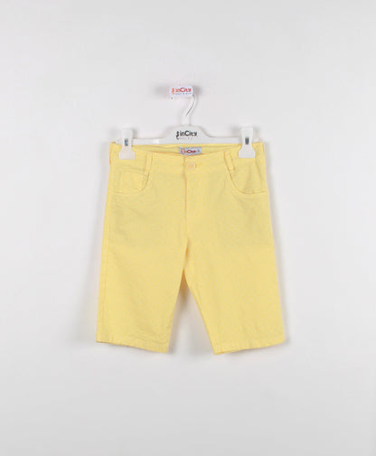 InCity Kids Boys Straight Leg Diamond Dress Shorts InCity Boys & Girls