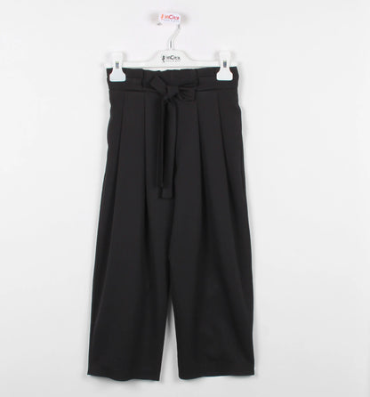 InCity Kids Girls Elastic Ribbon Belted Wide Leg Dress Pants InCity Boys & Girls